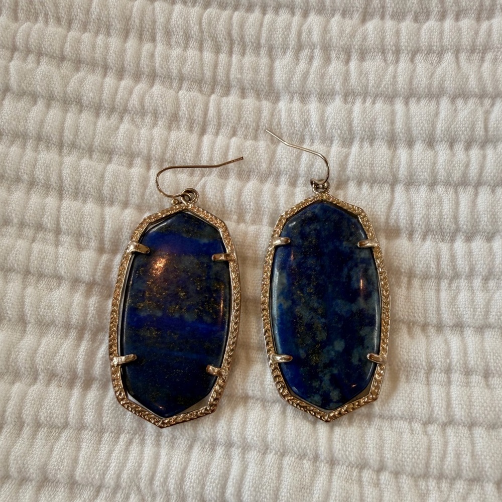 Kendra Scott Blue Lapis Danielle Earrings